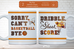 Basketball Mug Wrap Sublimation Basketball Quote png Product Image 1