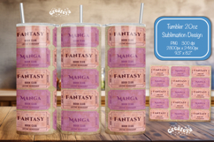 Book club Ticket tumbler wrap Reading Genre Sublimation png Product Image 1