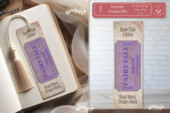 Book Club Ticket Bookmark png Fairytale Reading Genre Ticket Product Image 1