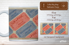Book Club Ticket Mug Wraps PNG Bookish Library Sublimation Product Image 1