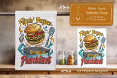 BBQ Kitchen Towel Sublimation Funny Grill Quotes Fathers Day Product Image 1