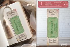 Book Club Ticket Bookmark png Horror reading Genre Tickets Product Image 1