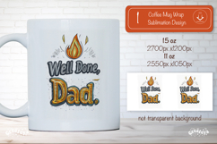 Funny Dad quote BBQ Grill Master Mug Wrap Grill quote Product Image 1