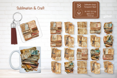 Vintage Ephemera PNG Bundle Junk Journal Papers Antique Product Image 1