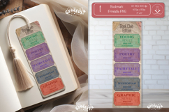 Book Club Ticket Bookmark printable Reading Genre Tickets Product Image 1