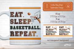 Basketball Mug Wrap Sublimation Basketball quote png Product Image 1
