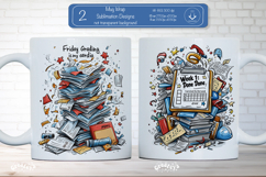 Back to school Mug Sublimation School Teacher Funny Quote Product Image 1