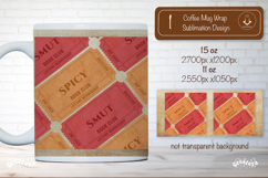 Book Club Ticket Mug Wraps PNG Bookish Library Sublimation Product Image 1