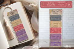 Book Club Ticket Bookmark printable Reading Genre Tickets Product Image 1