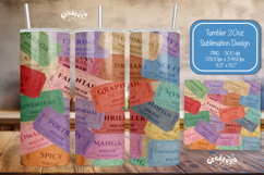 Book club Ticket tumbler wrap Reading Genre Sublimation png Product Image 1
