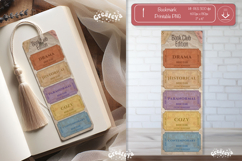 Book Club Ticket Bookmark printable Reading Genre Tickets Product Image 1