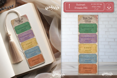 Book Club Ticket Bookmark printable Reading Genre Tickets Product Image 1