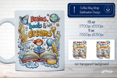Kids Mug School Sublimation Funny Quote png Product Image 1