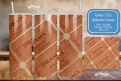 Book club Ticket tumbler wrap Reading Genre Sublimation png Product Image 1