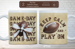 American Football Mug Wrap Sublimation Football quote png Product Image 1