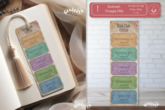 Book Club Ticket Bookmark printable Reading Genre Tickets Product Image 1