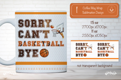 Basketball Mug Wrap Sublimation Basketball quote png Product Image 1