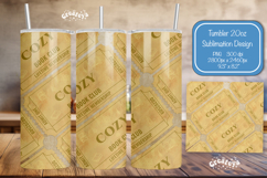 Book club Ticket tumbler wrap Reading Genre Sublimation png Product Image 1