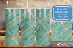 Book club Ticket tumbler wrap Reading Genre Sublimation png Product Image 1