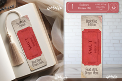 Book Club Ticket Bookmark png Smut Reading Genre Ticket png Product Image 1