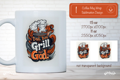 Funny Dad quote BBQ Grill Master Mug Wrap Dad Bod quote Product Image 1