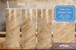 Book club Ticket tumbler wrap Reading Genre Sublimation png Product Image 1