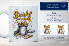 Teacher Appreciation Mug School Sublimation Funny Quote png Product Image 1