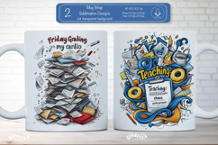 Back to school Mug Sublimation School Teacher Funny Quote Product Image 1