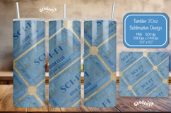 Book club Ticket tumbler wrap Reading Genre Sublimation png Product Image 1