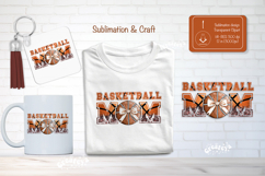 Basketball Sublimation Clipart Basketball Mom Shirt Game Day Product Image 1