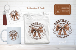 Football Sublimation Clipart Football Mom Quote Game Day png Product Image 1