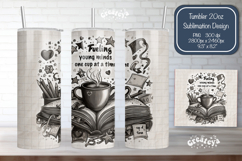 Funny Teacher Tumbler Wrap PNG Back to School Quote Product Image 1