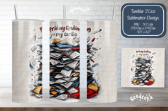 Funny Teacher Tumbler Wrap PNG Back to School Quote Product Image 1