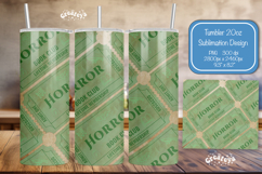 Book club Ticket tumbler wrap Reading Genre Sublimation png Product Image 1