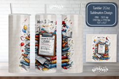 Back to School Funny Teacher Tumbler Wrap Sarcastic quote Product Image 1