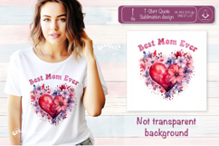Mothers day t shirt sublimation Beast Mom t shirt floral png Product Image 1
