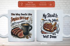 Funny Dad quote BBQ Grill Master Mug Wrap Grill Dad quote Product Image 1