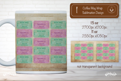 Book Club Ticket Mug Wraps PNG Bookish Library Sublimation Product Image 1