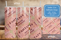 Book club Ticket tumbler wrap Reading Genre Sublimation png Product Image 1