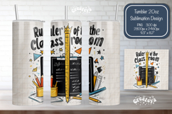 Back to school Teacher Tumbler Wrap png School bus design Product Image 1
