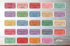 Book Club Ticket printable Sticker Bundle Reading Genre png Product Image 2