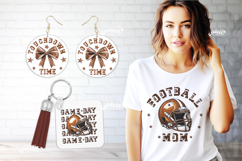 Football Sublimation Clipart Bundle Football Quote Game Day Product Image 2