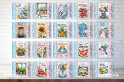 Summer Tumbler Wrap Bundle PNG 20oz Skinny Watercolor Product Image 2