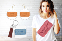 Book Club Ticket Sublimation Bundle Genre Tickets Clipart Product Image 2