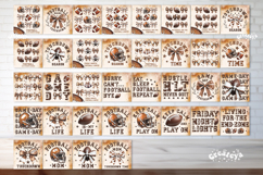 Football Tote Bag Sublimation Bundle png Vintage Game Day Product Image 2