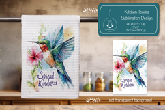 Summer Kitchen Towel Sublimation Farmhouse Dish towel png Product Image 1