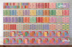 Book Club Ticket Bundle Sublimation Square Coaster PNG Product Image 3