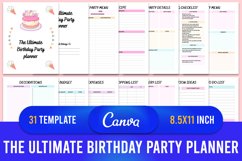 The Ultimate Birthday Party Planner Canva Product Image 1