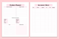 Candle business planner Canva Template Product Image 2