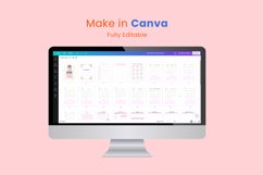 2024 Positive Mindset Planner Canva Product Image 7